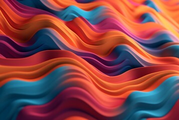 Fototapeta premium colorful 3d modern abstract background. generative ai