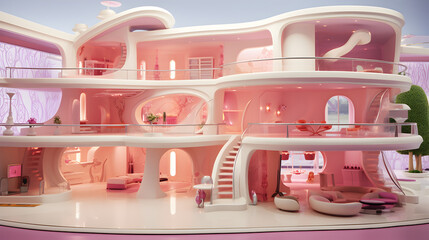 Futuristic toy house 