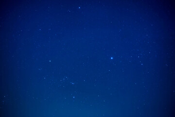 Fototapeta na wymiar Night dark sky with bright stars