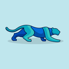 tiger modern simple mascot cute colorful logo design
