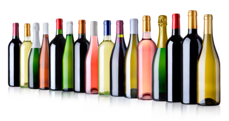 various winw bottles