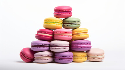 A stack of macaroons sitting on top of each other
