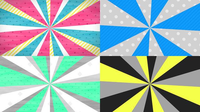 Radial Stripe Transitions