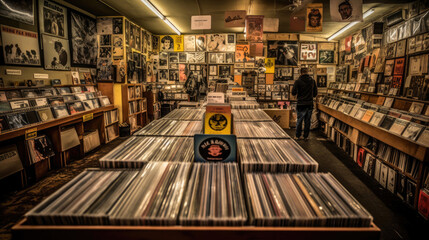 Exploring a Retro Record Store