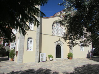 Греция, остров Родос, деревня Сиана, церковь Святого Пантелеймона, church in the village
