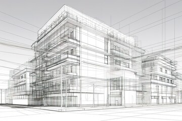 architecture building constructio. Generated AI
