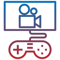 LIVE STEAM line icon,linear,outline,graphic,illustration