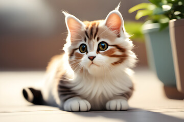 a cute cat