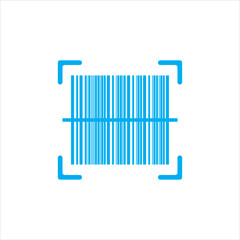 barcode icon vector illustration symbol