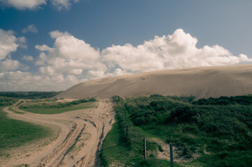 landscape with clouds