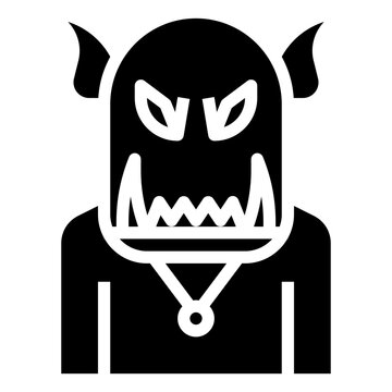 Monster Line Icon,linear,outline,graphic,illustration