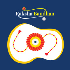 Indian festival of Raksha Bandhan banner