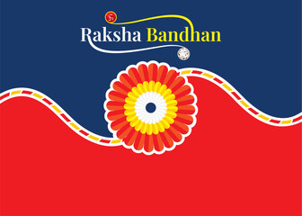Indian festival of Raksha Bandhan banner
