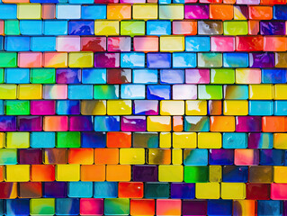 abstract background with colorful squares