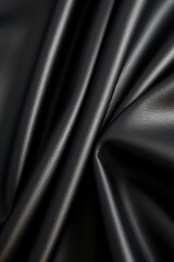 Fototapeta premium Artificial leather texture with waves and bends, AI Generated