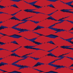 Red Abstract Brush Strokes Seamless Pattern Design