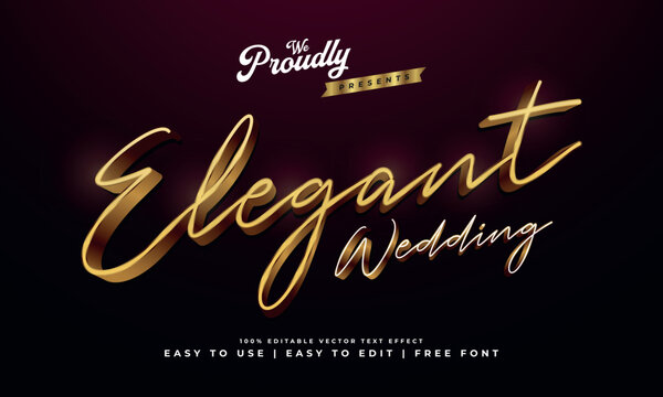 luxury glossy glowing shiny golden editable vector text effect