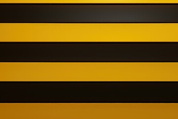 Banner with black and yellow stripes, space for text, black friday and promotion concept. Generative AI