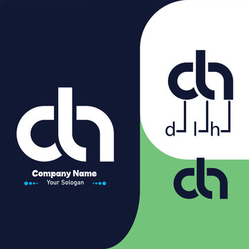 dih letter logo design