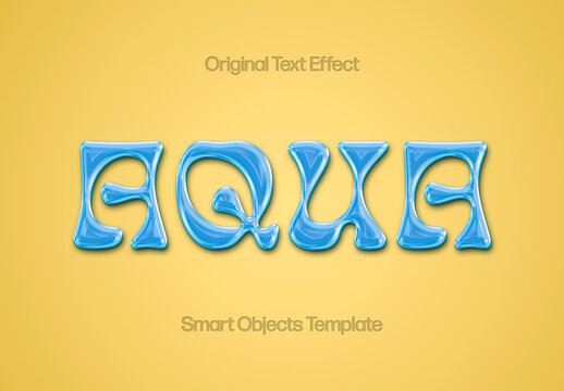Quirky Text Effect Mockup