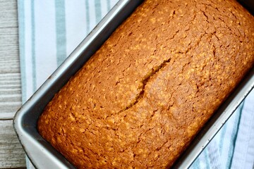 Loaf of pumpkin bread