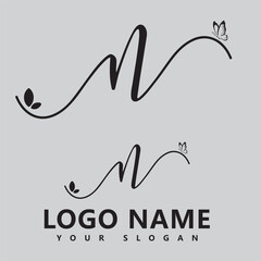 Professional and creative logo design with N