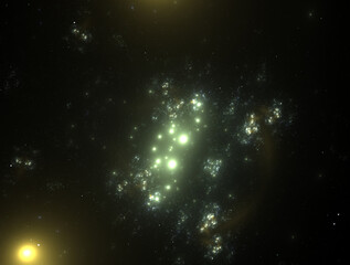 Imaginatory fractal abstract background Image