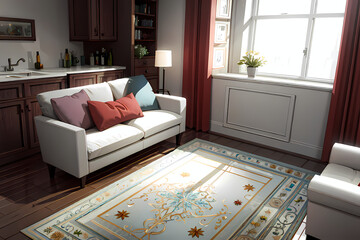 modern living room, Generative AI