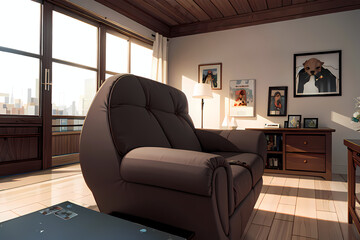 modern living room, Generative AI
