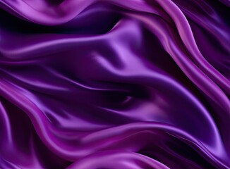 Fototapeta premium Close-up texture of natural violet or purple fabric or cloth in same color. Fabric texture of natural cotton, silk or wool, . seamless pattern Created with Generative AI technology.