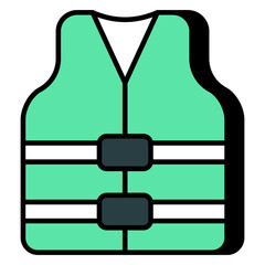 An icon design of lifejacket 