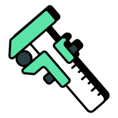 An icon design of vernier caliper 