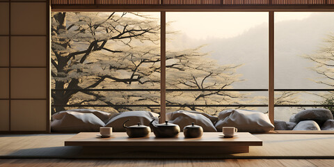 Room scene empty space with a serene Zen
You might also like