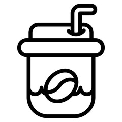  Coffee outline icon