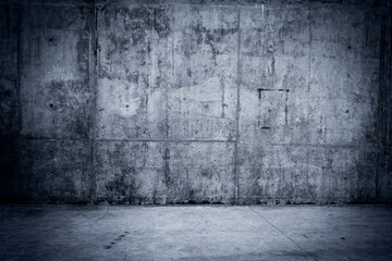 Grungy concrete wall and floor as background - 630737971