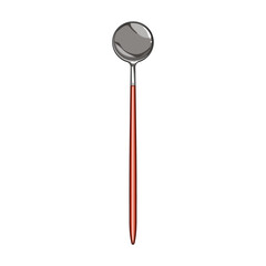 shaker cocktail spoon cartoon. bartender jigger, alcohol drink, tool equipment shaker cocktail spoon sign. isolated symbol vector illustration