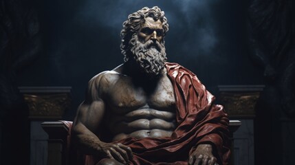 The greek god hephaestus.generative ai
