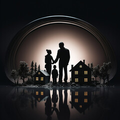 man with his family-2