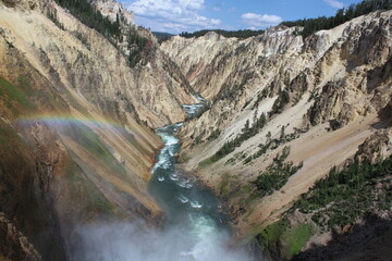 Rainbow at Yellowstone river