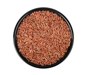 Organic Red Jasmine Rice on transparent png