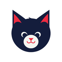 Cat Logo Illustration Vector Design