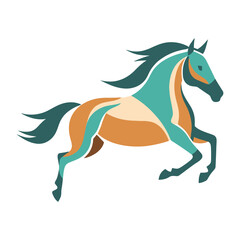 Horse Animal Logo Illustration Vector Design Template