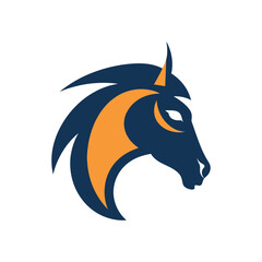 Horse Animal Logo Illustration Vector Design Template