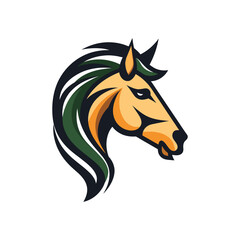 Horse Animal Logo Illustration Vector Design Template
