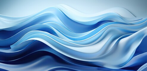Blue abstract liquid wave background