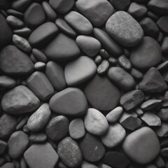 Black rock background. Dark gray stone texture. Black grunge background. Mountain close-up. Distressed backdrop