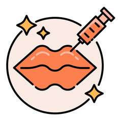 lip injection icon