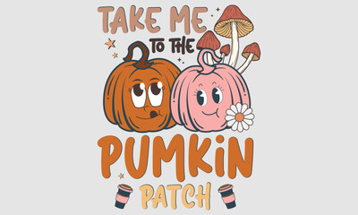 Retro Fall Sublimation Design Bundle 