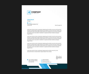 Business letterhead template creative design