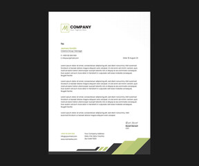 Business letterhead template creative design